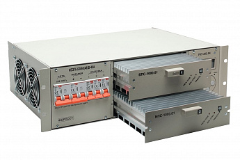 ИБЭП-220/48В-40А-2/2 (1000)-3U-LAN
